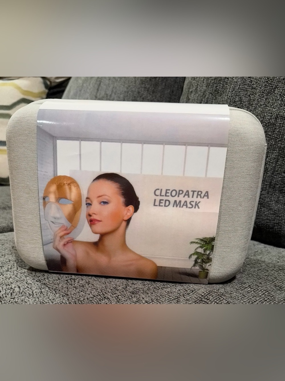 Cleopatra LED Facial Mask - White and Gold Accents New in Box